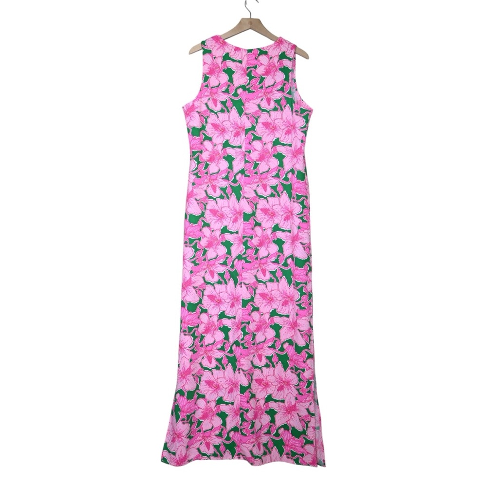 Lilly Pulitzer Women's 12 Elliotta Maxi Shift Dress in Pink Floral NEW - Picture 3 of 10